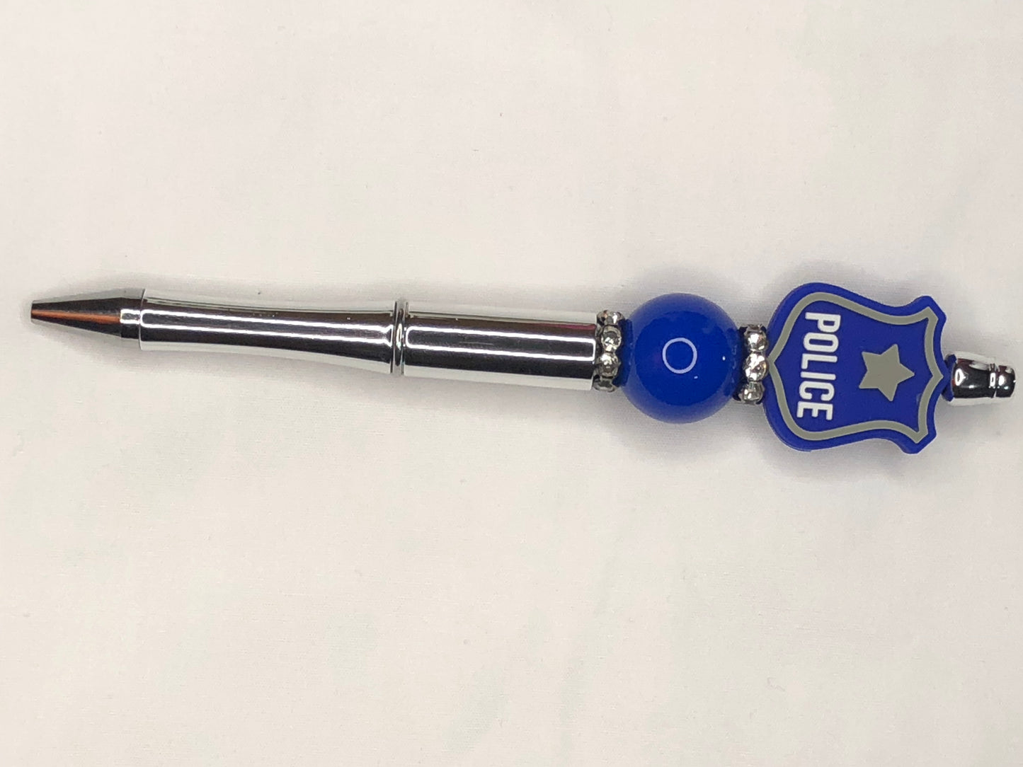 police beaded pen
