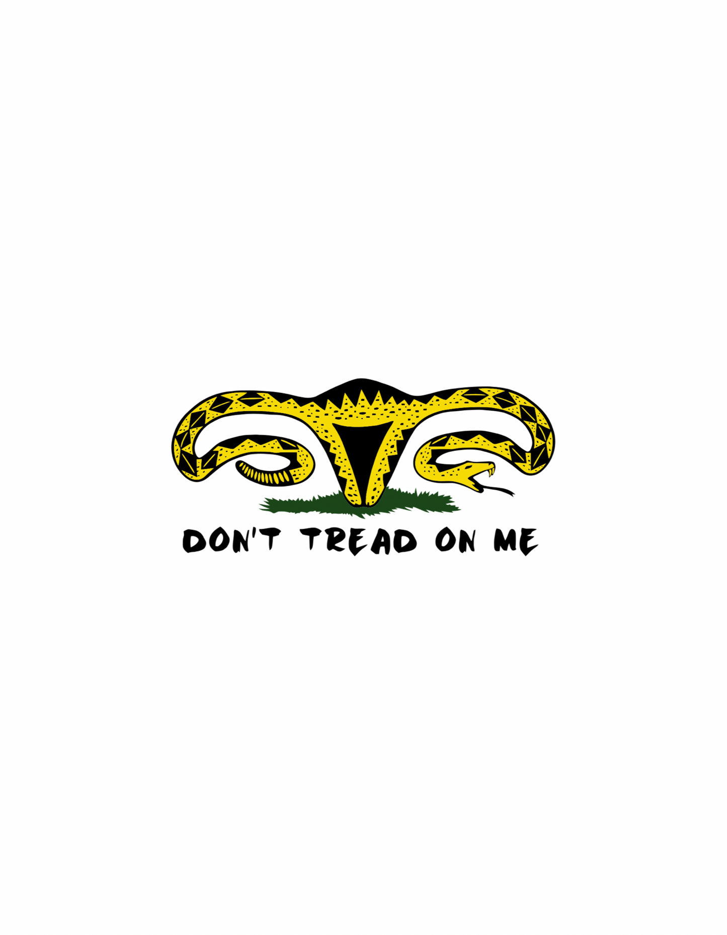 Don’t tread on me pro-choice tee