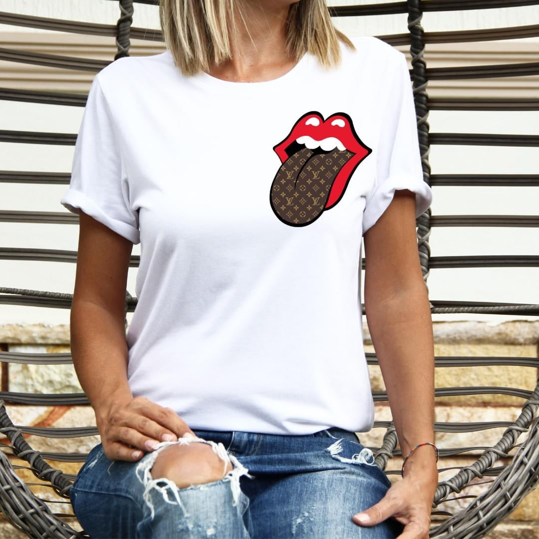 Brown rock-n-roll tongue
