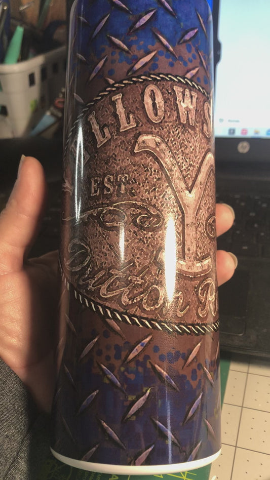 “Y” 20 ounce stainless steel tumbler