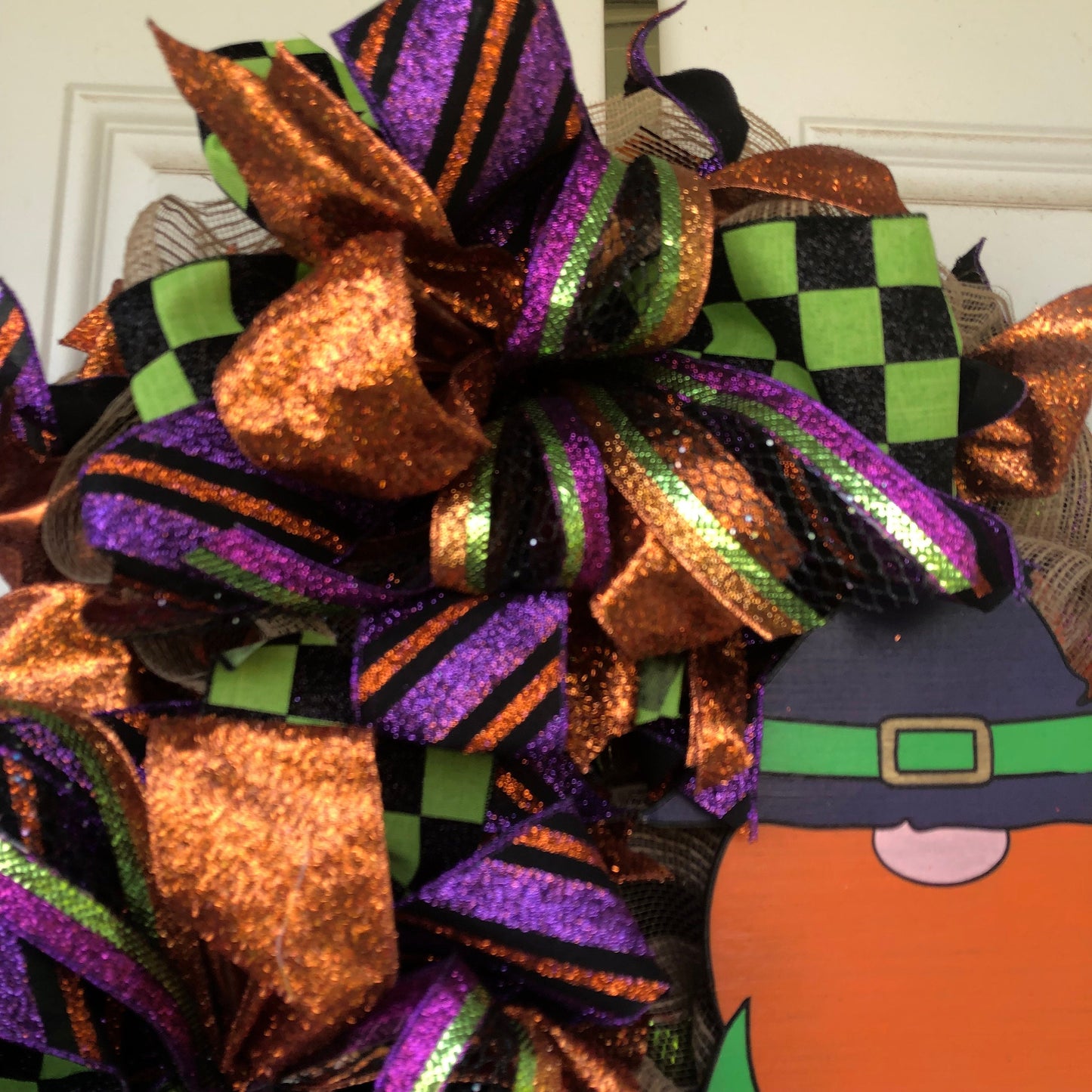 Halloween wreath, fall holiday wreath, front door wreath, handsome devil wreath, halloween reef, porch decor, fall holiday reef,