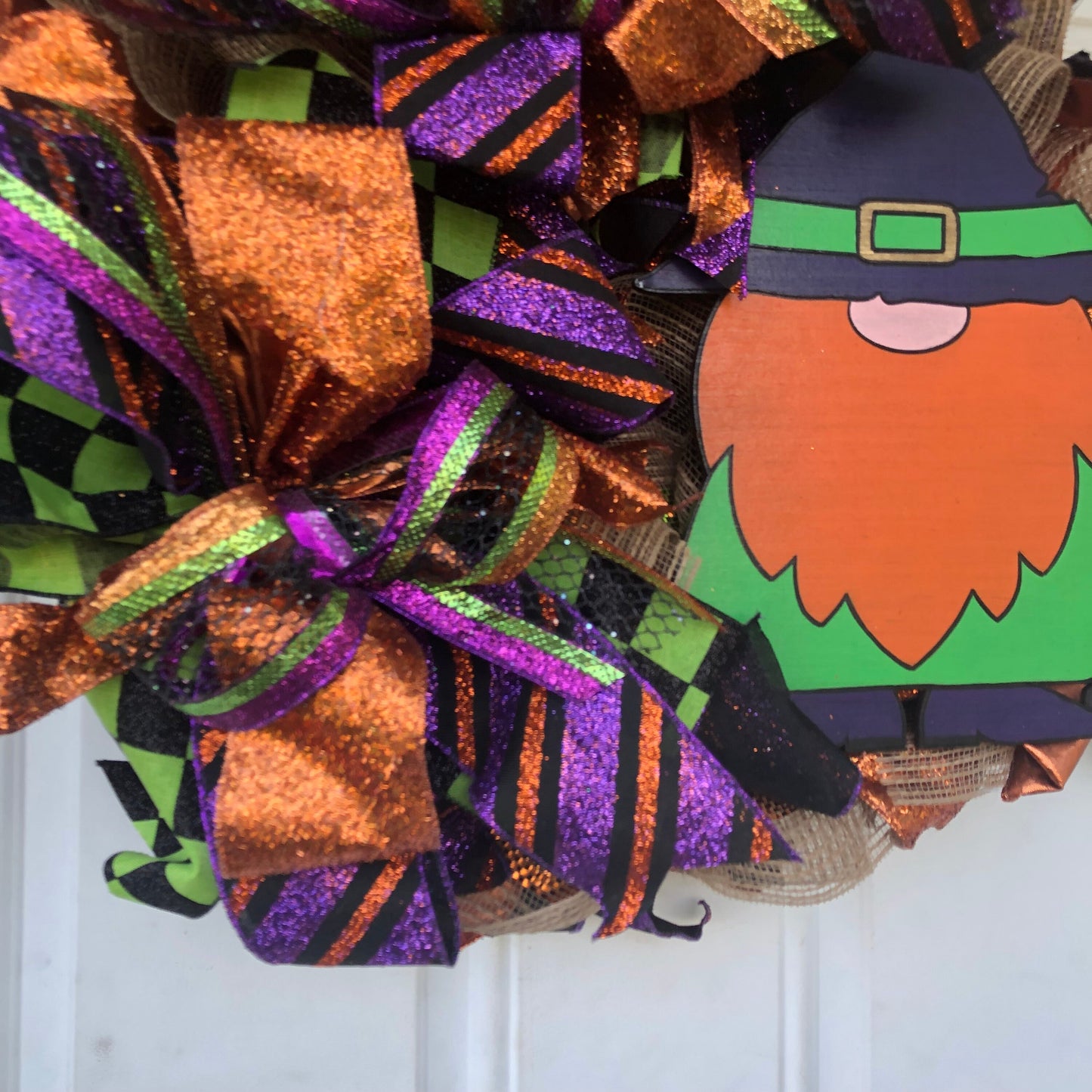 Halloween wreath, fall holiday wreath, front door wreath, handsome devil wreath, halloween reef, porch decor, fall holiday reef,