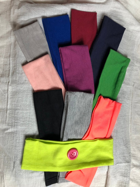 Headband with buttons, headband for ear loop masks, headbands for healthcare workers.