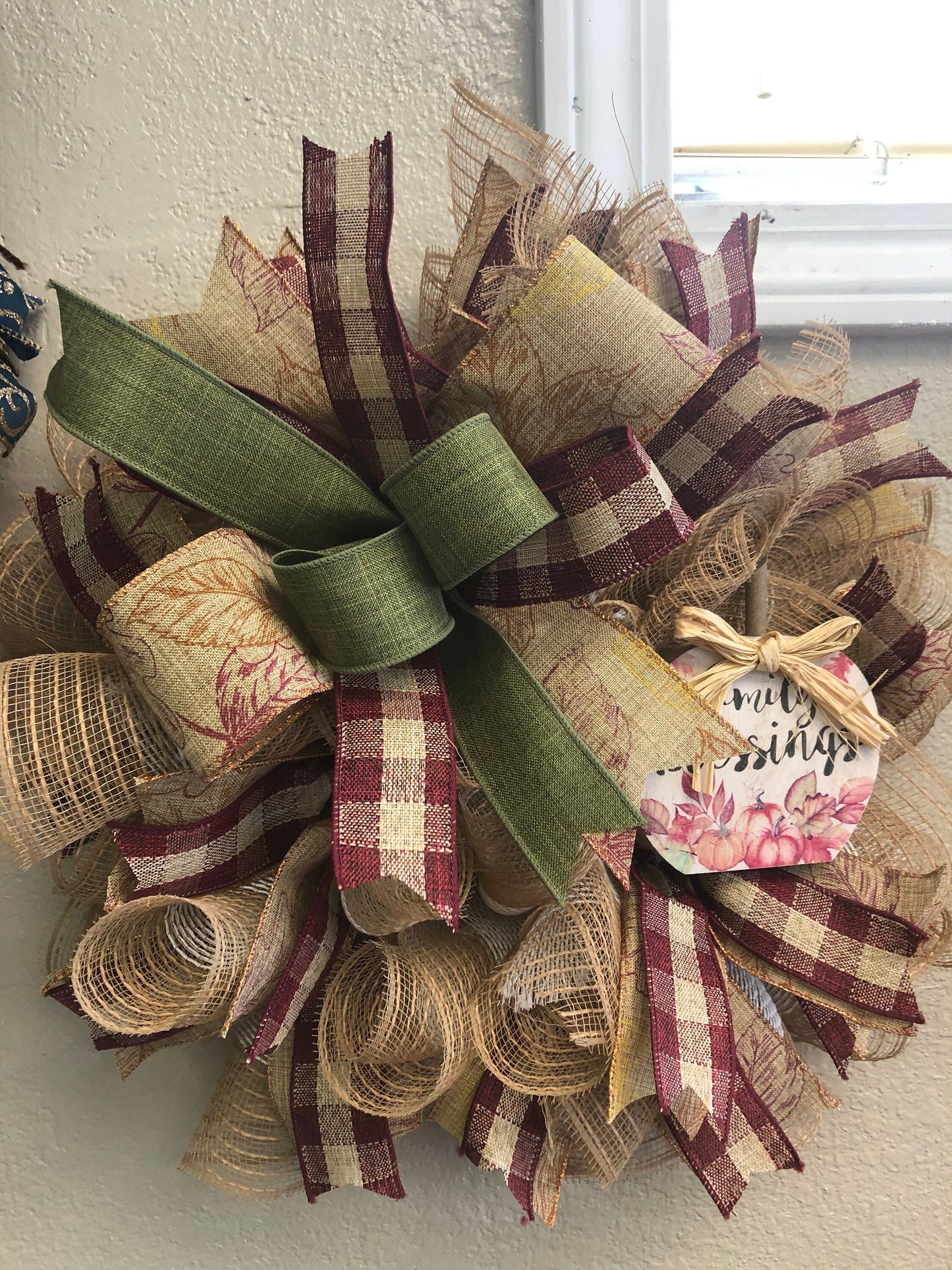 Fall wreath, pixie wreath, small wreath, harvest decor, porch decor, front door decor, autumn wreath