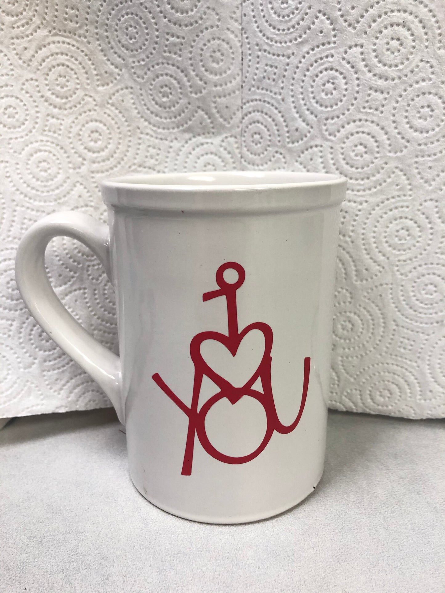 Valentine’s mug, coffee mug, I love you cup, large coffee mug