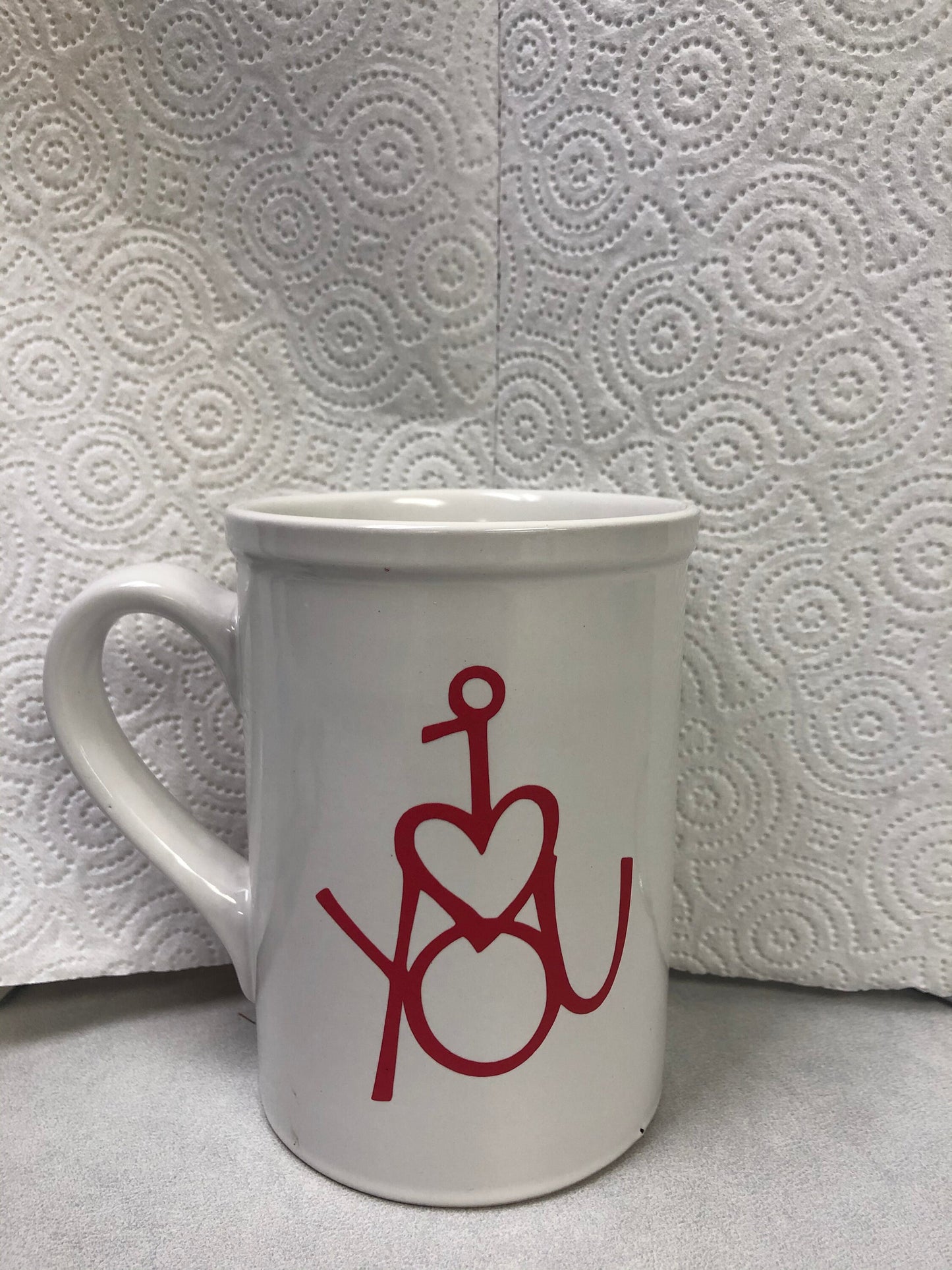 Valentine’s mug, coffee mug, I love you cup, large coffee mug