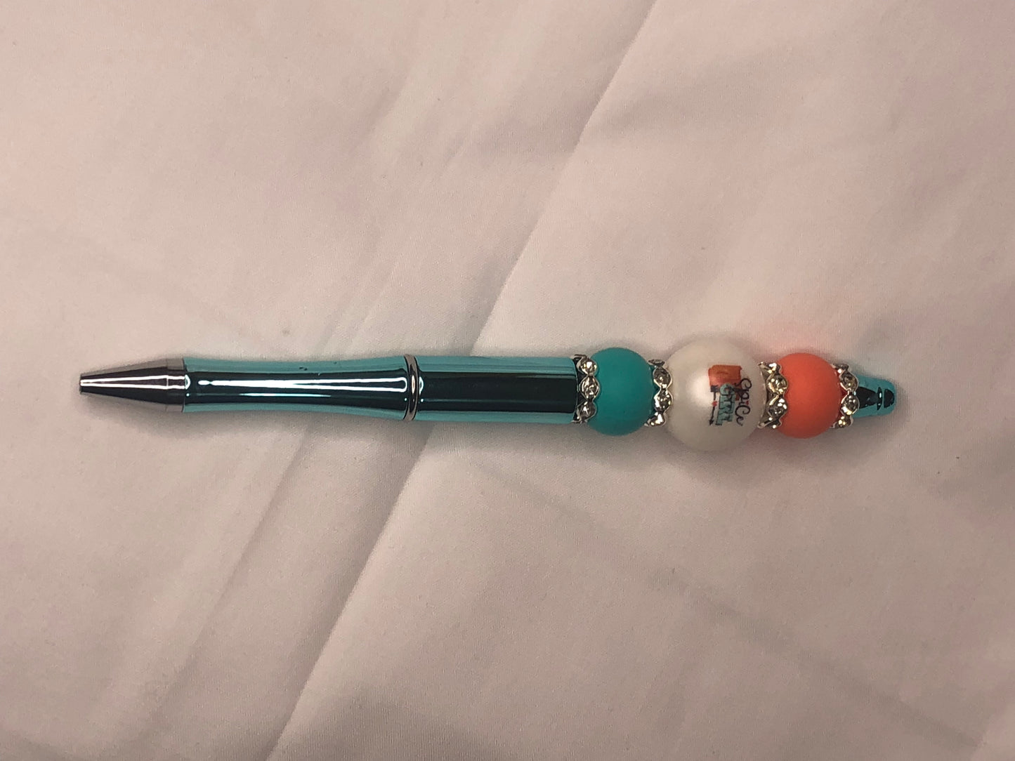 Beaded pen. Spice girl