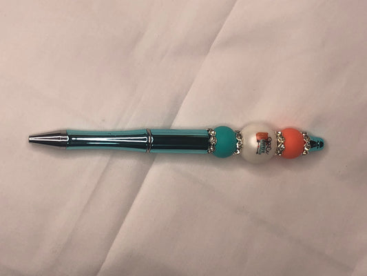 Beaded pen. Spice girl